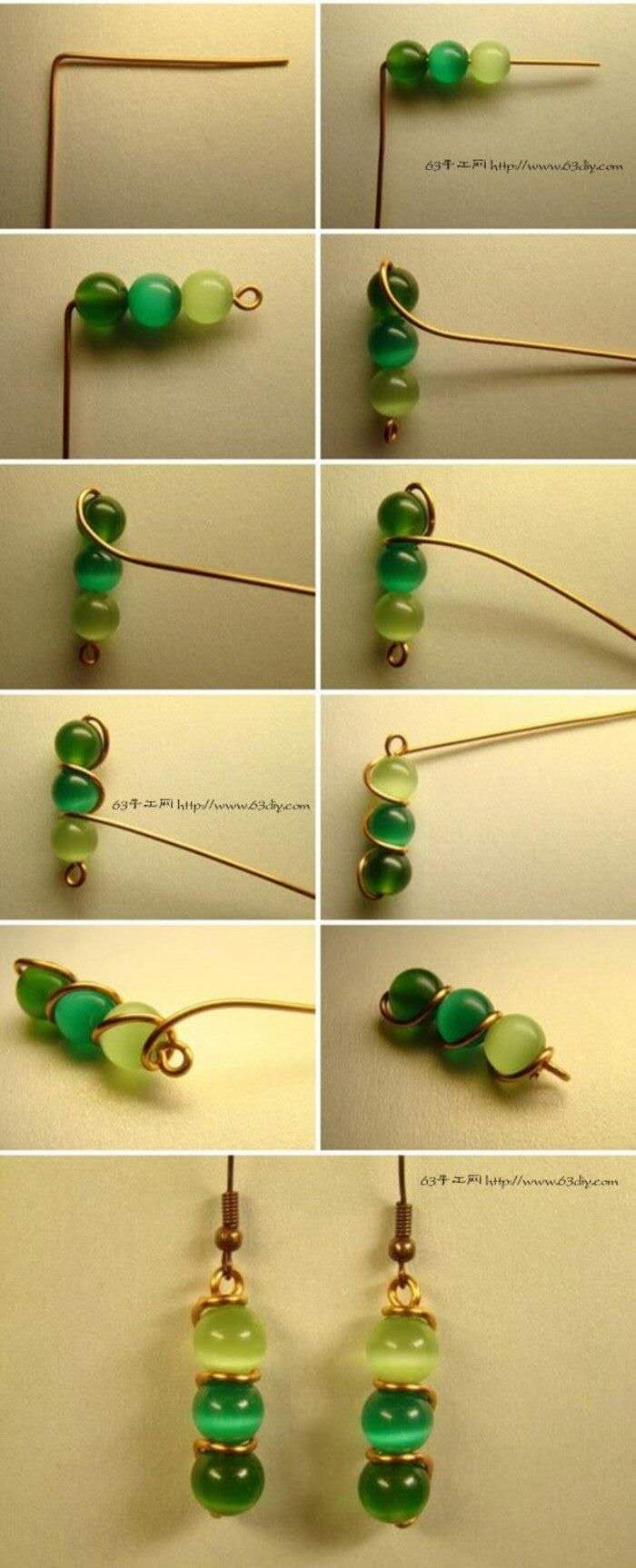 绕线古风首饰diy入门教程,纯手工绕线制作首饰教程