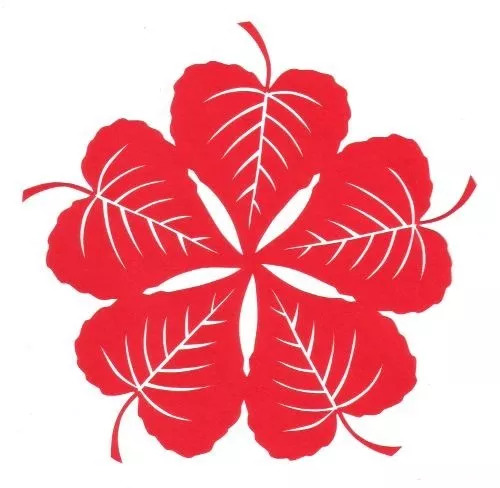 民间剪纸艺术冰墩墩,中国民间剪纸艺术基本步骤和流程