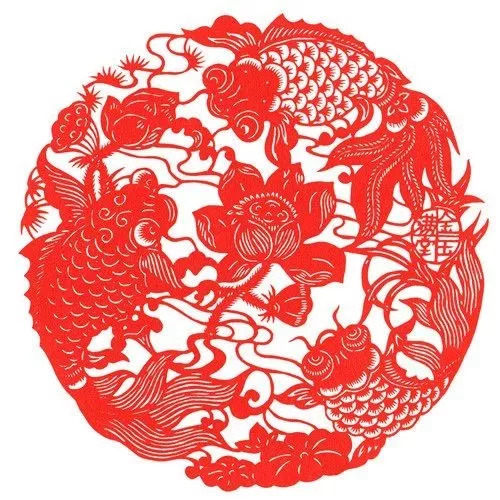 民间剪纸艺术冰墩墩,中国民间剪纸艺术基本步骤和流程