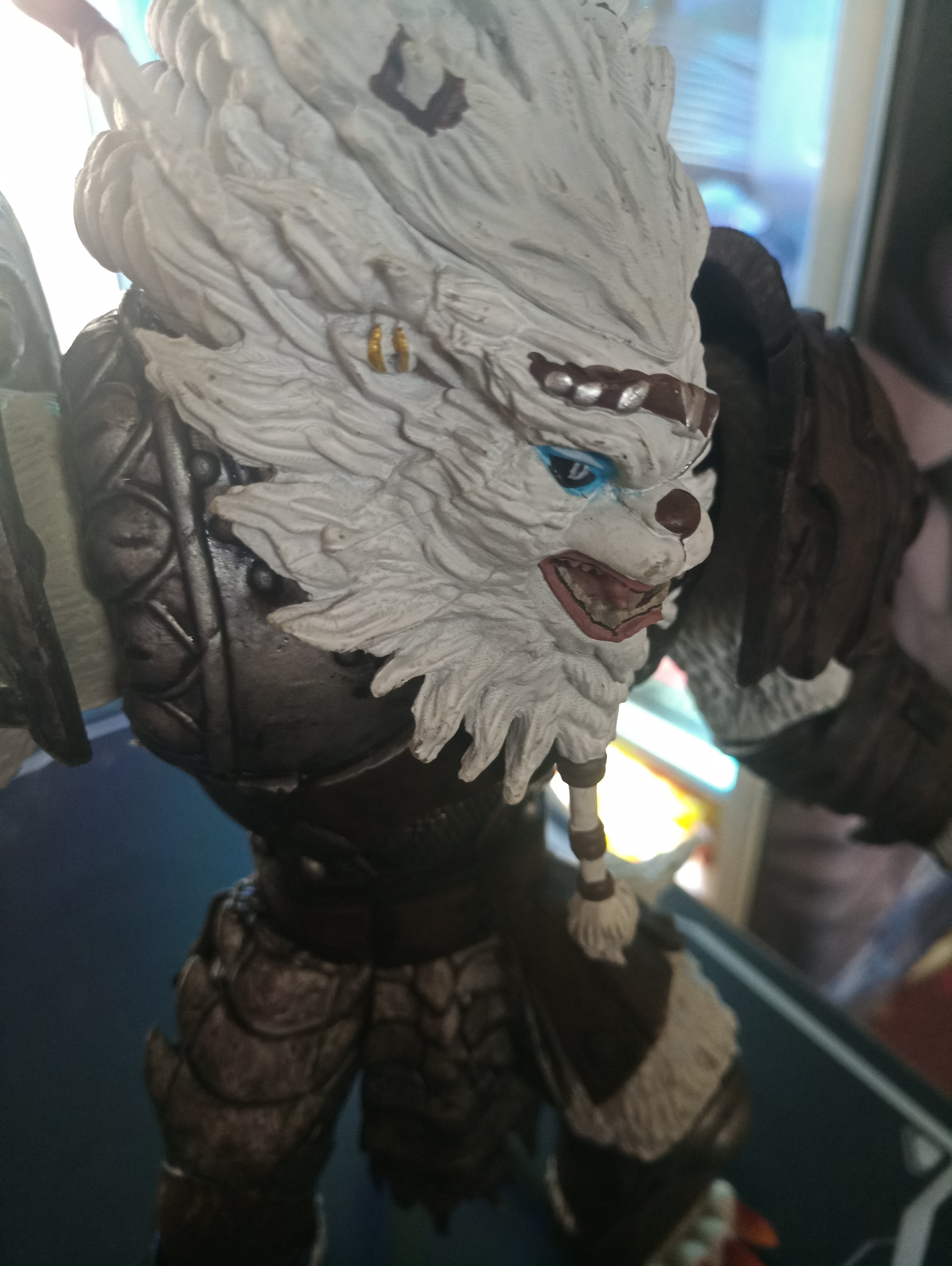 傲之追猎者手办,暗黑武士雷恩加尔和傲之追猎者