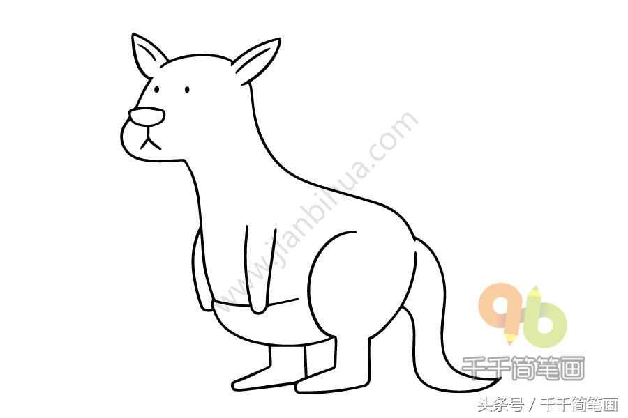 动物园大门简笔画简单又好看,动物园里的熊简单又帅气简笔画