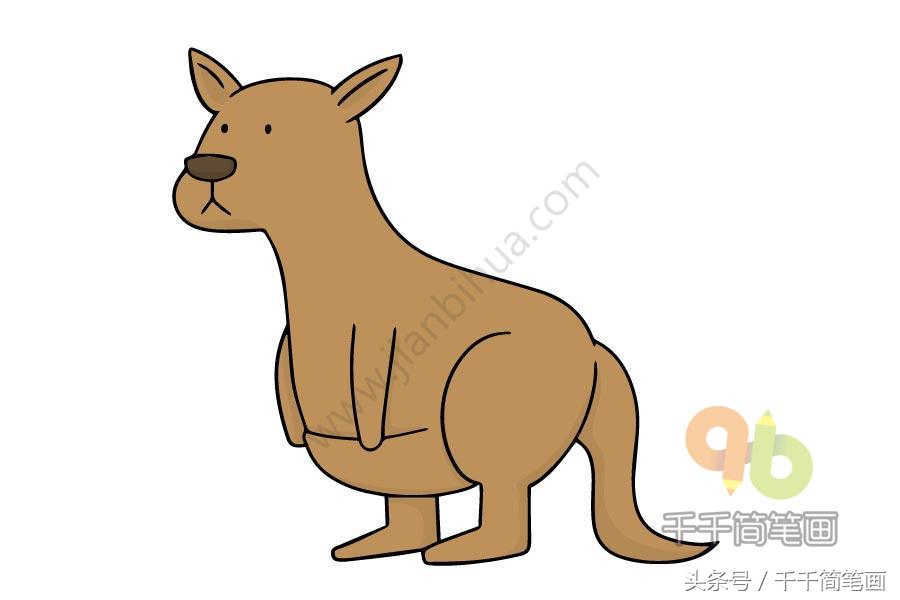 动物园大门简笔画简单又好看,动物园里的熊简单又帅气简笔画