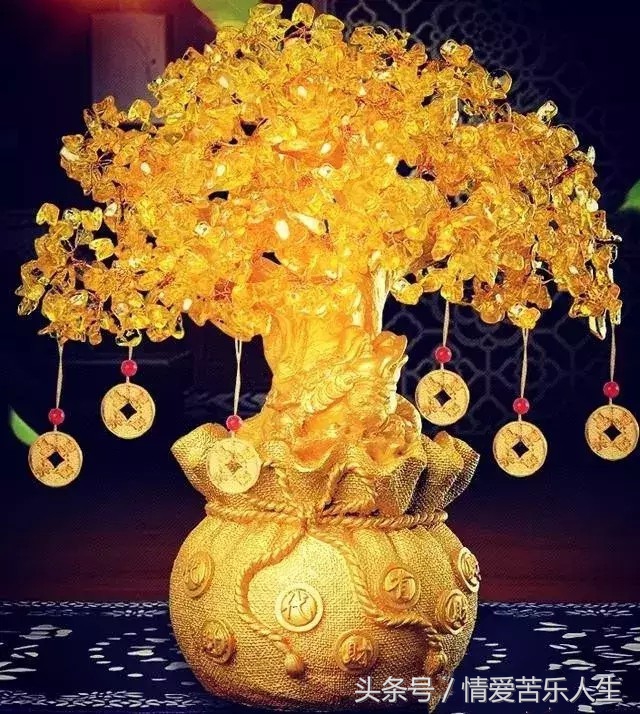 赠君黄金树，祈愿诸位大福大顺，大贵大富，大吉大利
