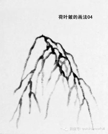 白崇然山水画山石画法合集,山水画技法山石的基本画法解析
