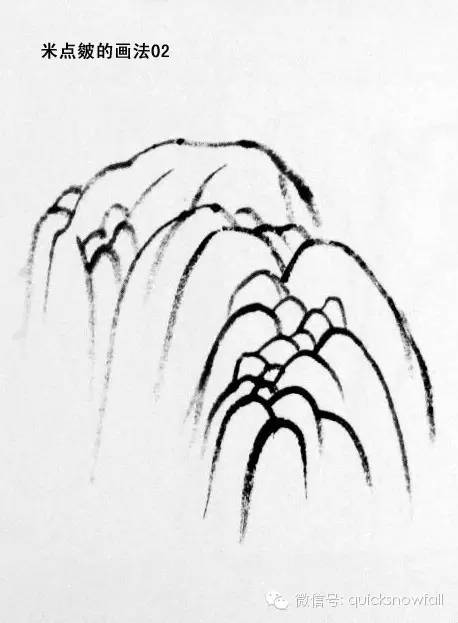 白崇然山水画山石画法合集,学院山水画山石画法