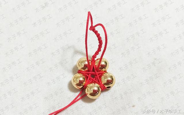 国庆节黄色五角星制作,五角星项链的编法