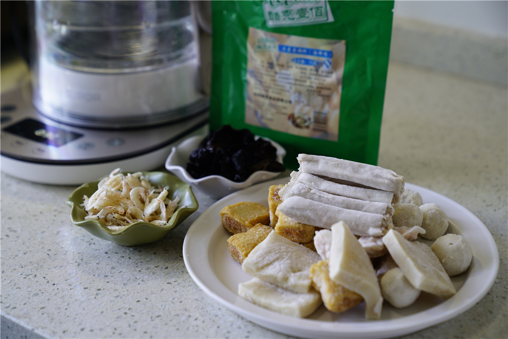 国庆在家拔草,养生壶版的海鲜风味关东煮