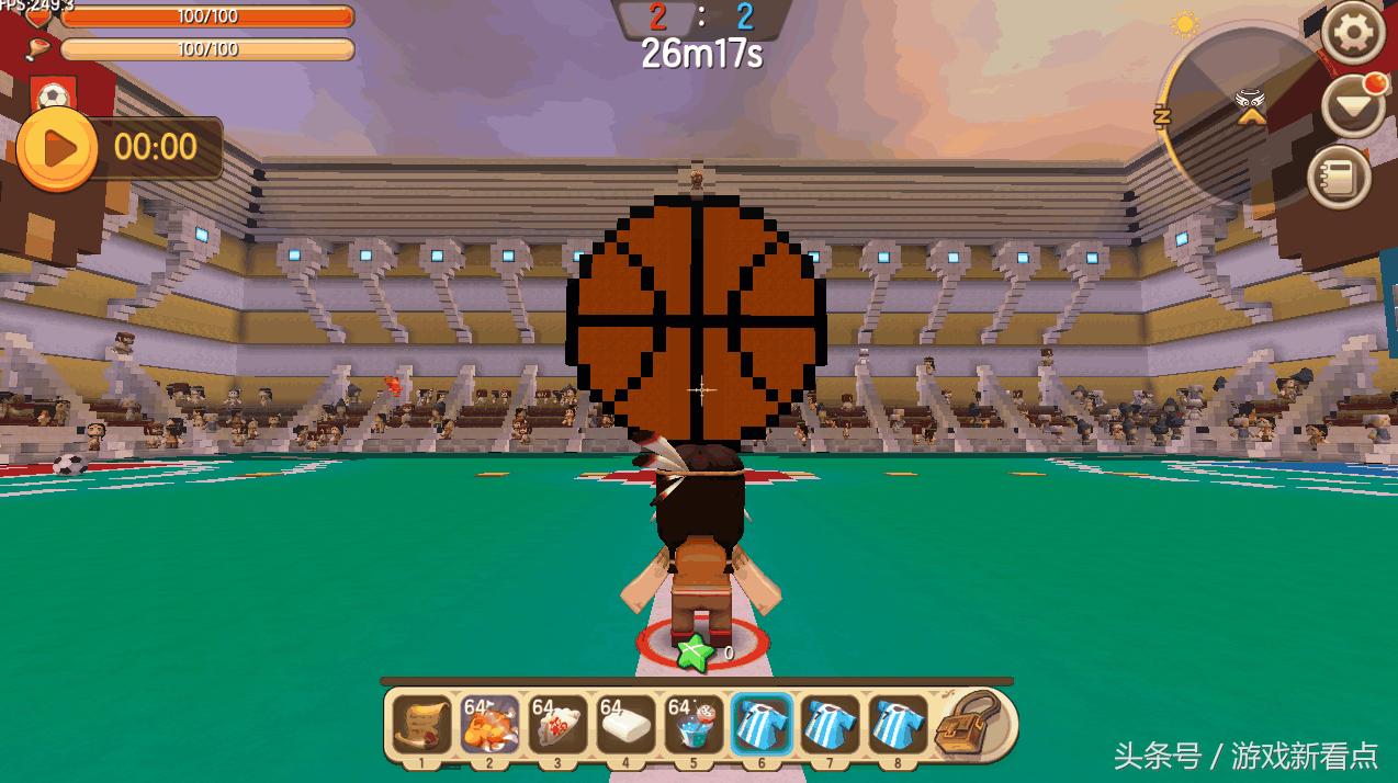 迷你世界篮球框制作,迷你世界篮球杯