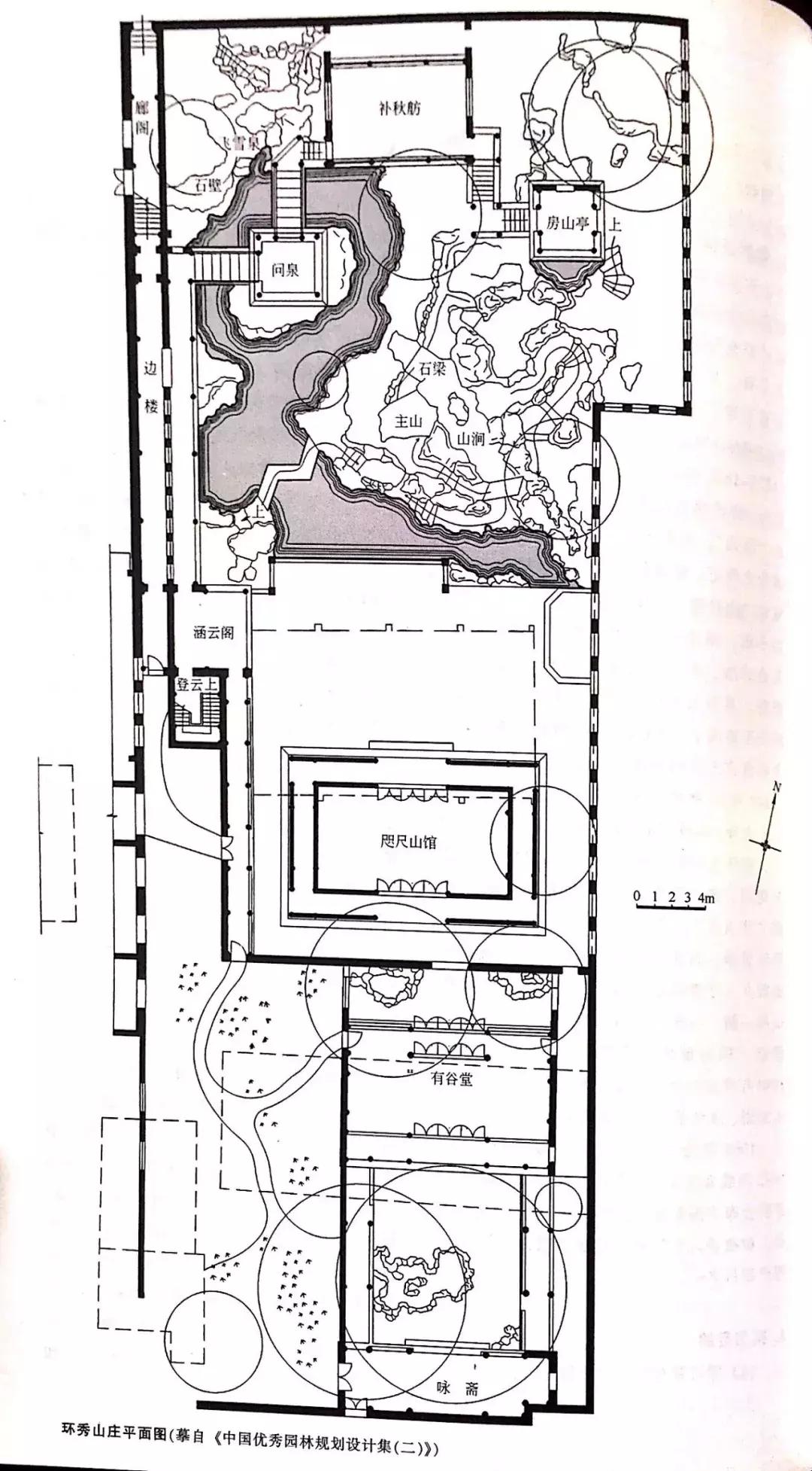 南北方园林设计图,苏式园林平面图