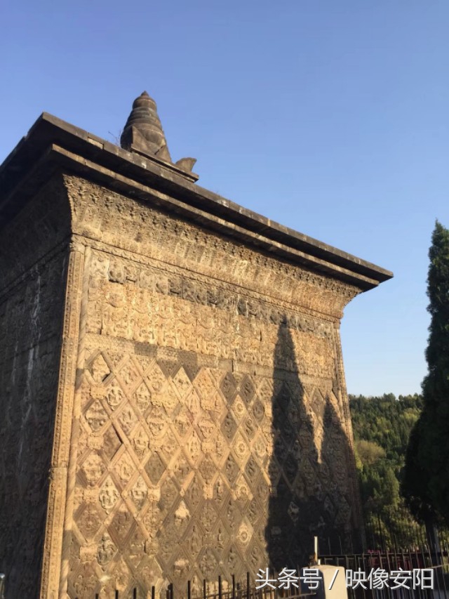 国宝级文物古塔图片,安阳古寺古塔古村落