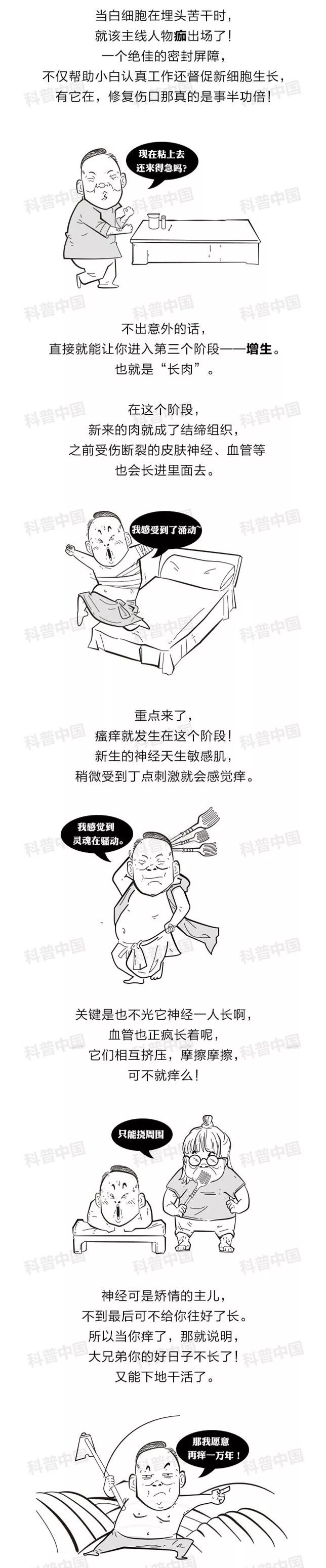 伤口结痂很痒忍不住抓,伤口痒又不敢抓