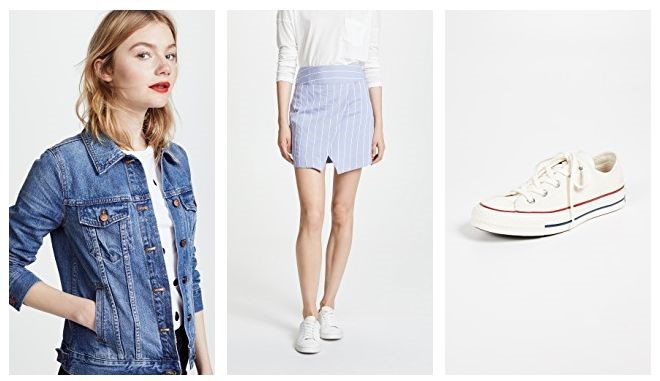 madewell牛仔外套,madewell衣服搭配