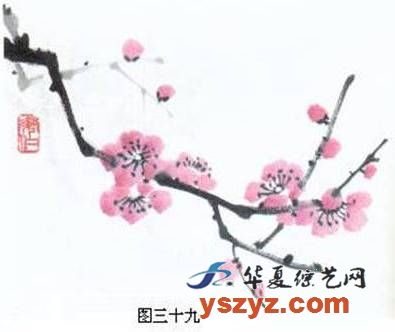 国画基础梅花的几种画法,徐湛国画梅花的画法视频