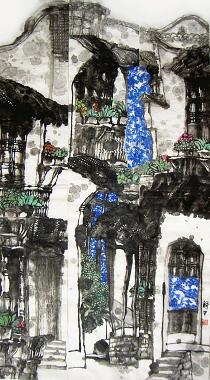 曹天舒水墨画欣赏,曹天舒水墨作品