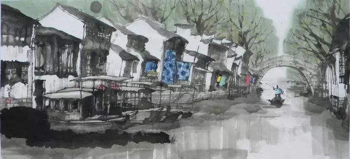 曹天舒水墨画欣赏,曹天舒水墨作品