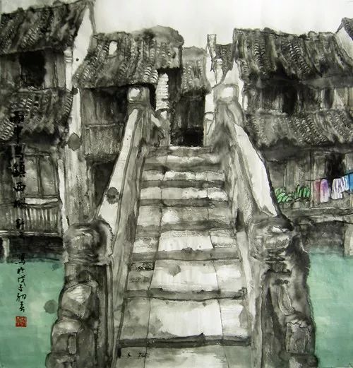 曹天舒水墨画欣赏,曹天舒水墨作品