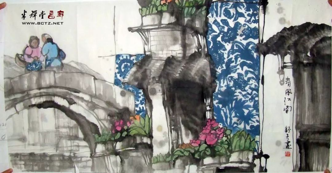 曹天舒水墨画欣赏,曹天舒水墨作品