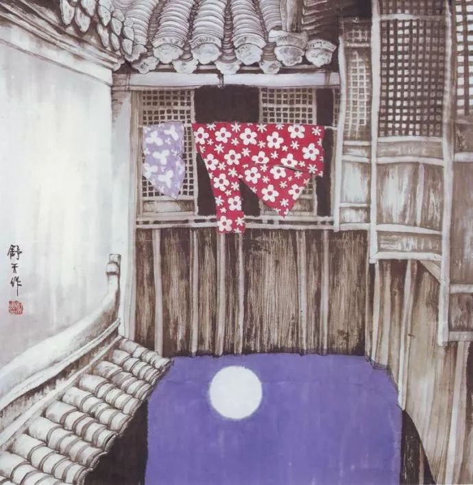 曹天舒水墨画欣赏,曹天舒水墨作品