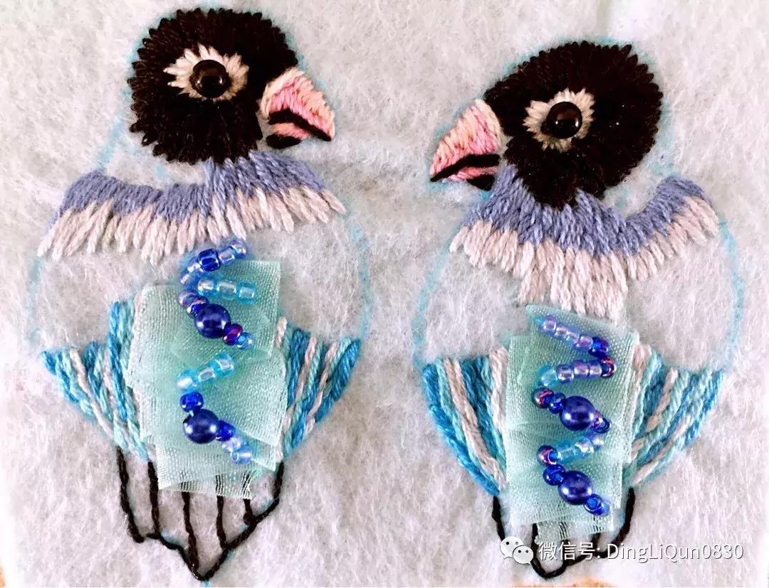 串珠刺绣教程图解,串珠刺绣手工