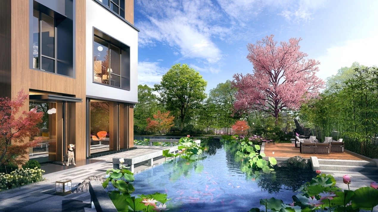 与蕴初园为邻，金沙城“西府系”墅居作品雏形初现