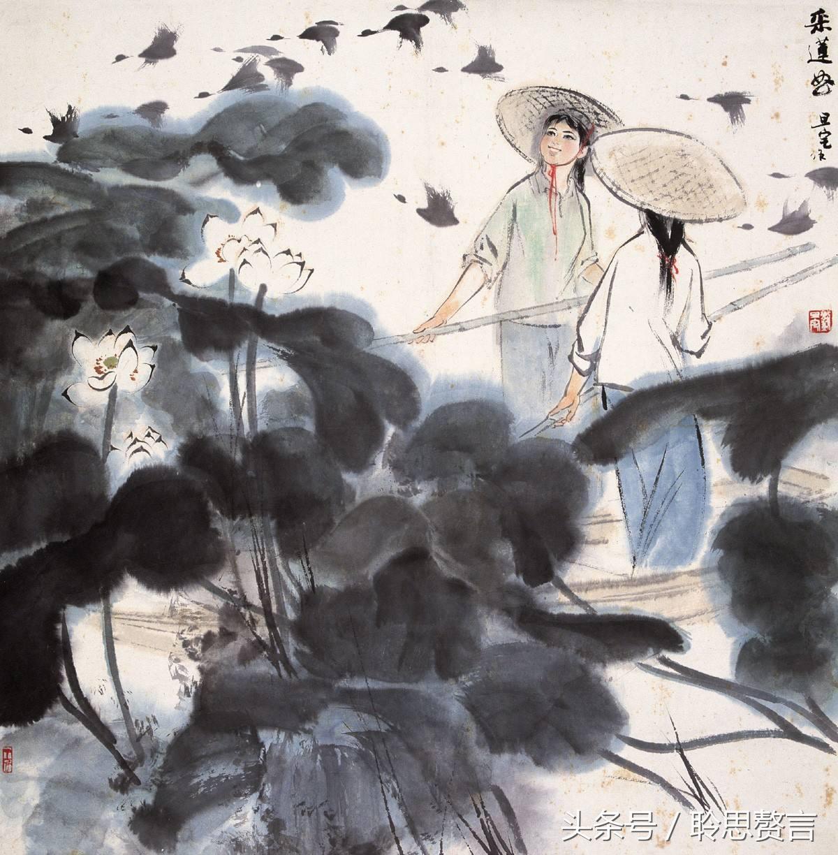 采莲诗词大全100首,江南可采莲莲叶何田田诗歌鉴赏