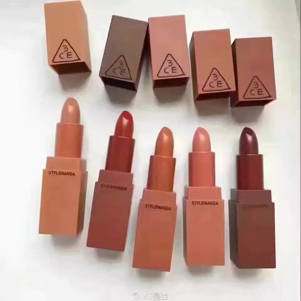 韩国口红排行榜最好看色,韩国3ce口红推荐色号
