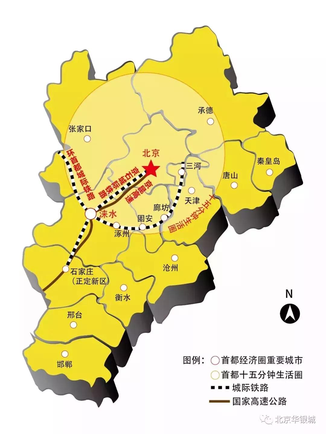 2025京津冀涞水规划涞水新城,环京涞水新城