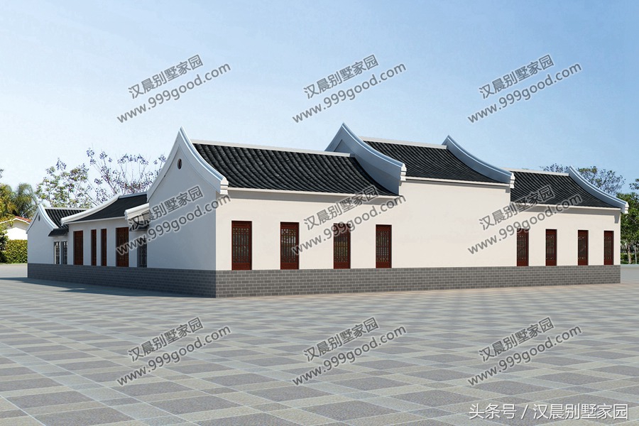 一层农村小别墅四合院,农村一层小别墅四合院