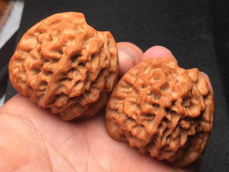 文玩核桃不平整修一下,文玩核桃蛤蟆头黄尖