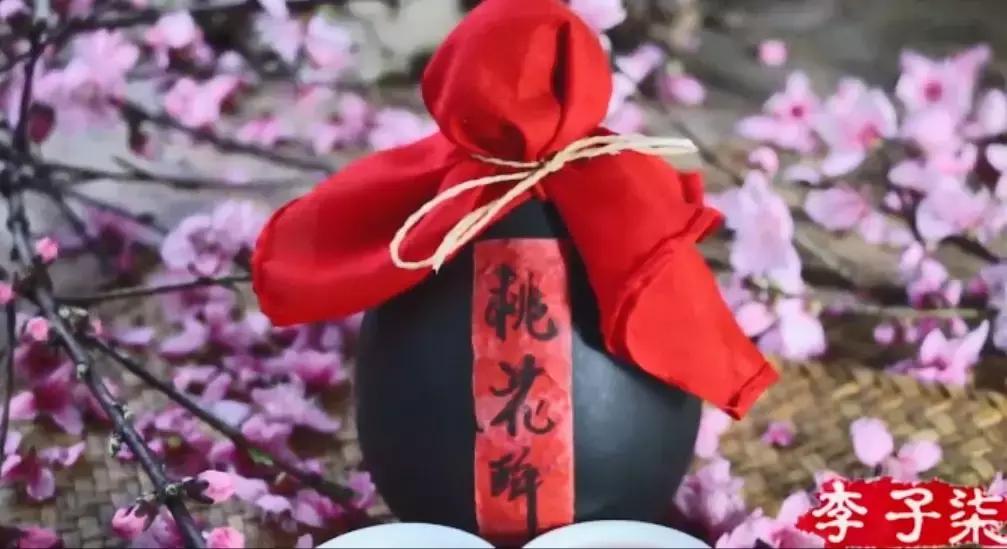 李子柒桃花醉步骤,桃花酿果酒李子柒