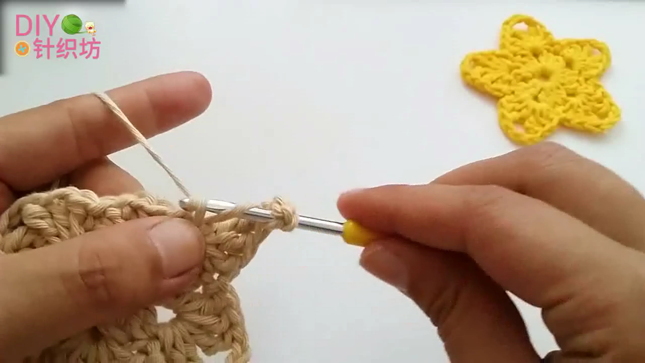 简单好看毛线杯垫,针织杯垫教程新手简单款