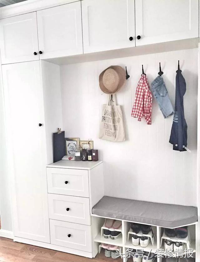 3.4米入门玄关鞋柜100例尺寸图,38款玄关鞋柜尺寸