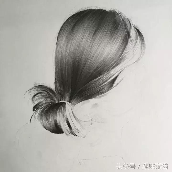 几招教你画头发,一分钟教你画头发