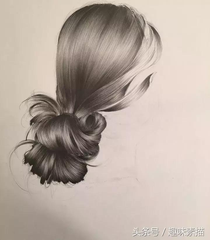 几招教你画头发,一分钟教你画头发