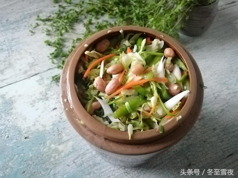 东北大嫂做饭,东北腌花咸菜