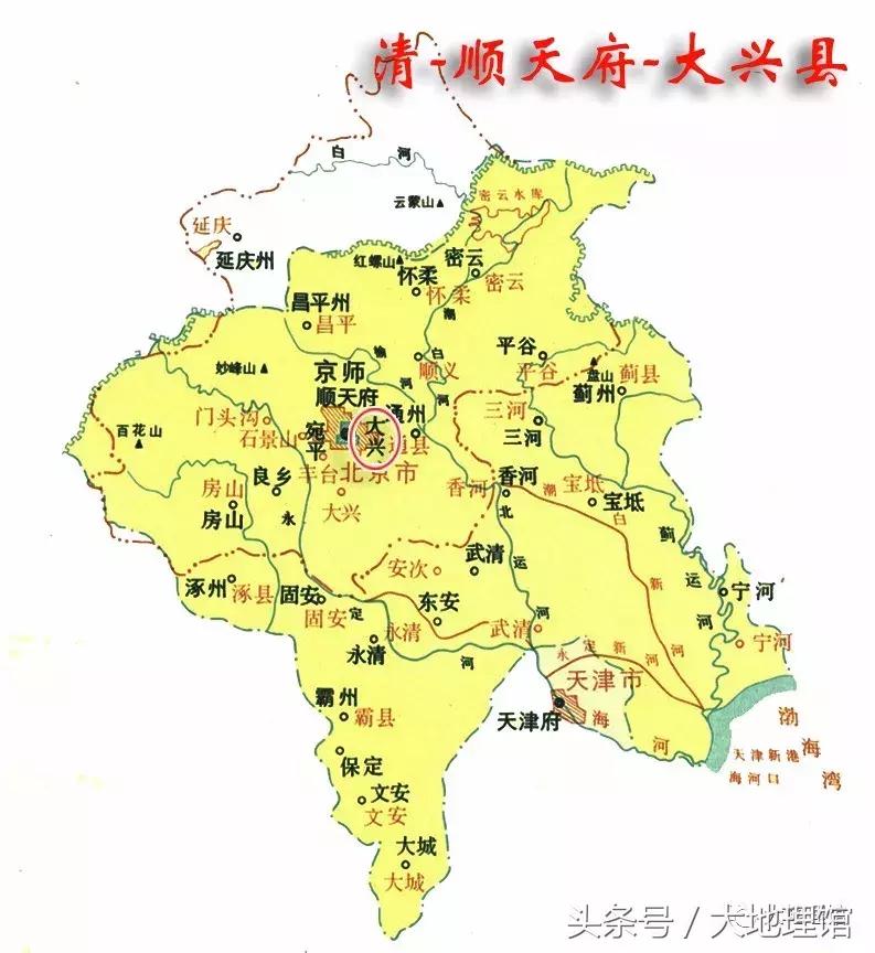 你知道吗？“大兴”曾管着北京东城和朝阳，东城籍贯是“大兴人”