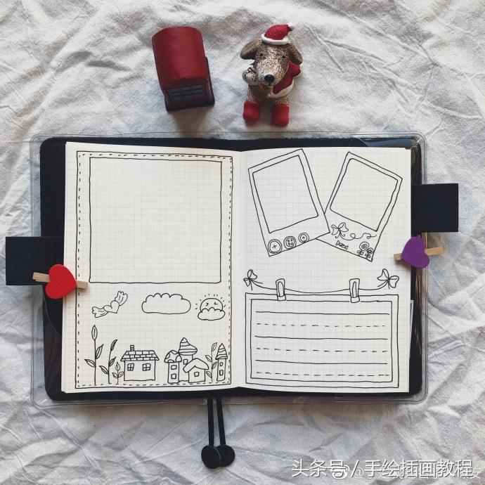 手抄手账排版容易又好做,简单手抄手账教程