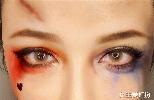 万圣节派对装扮小丑女,万圣节cos小丑教程