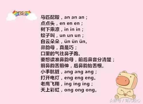 小学拼音声母韵母拼读全表准确版,小学拼音声母韵母拼读全表资料