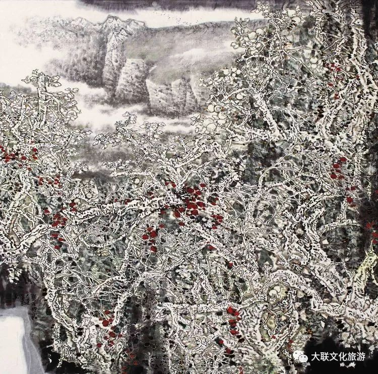 北派山水名家邀请展,荆山楚水山水作品欣赏