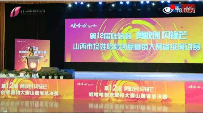 娃哈哈第十四届大学生营销大赛,第十二届娃哈哈营销大赛决赛