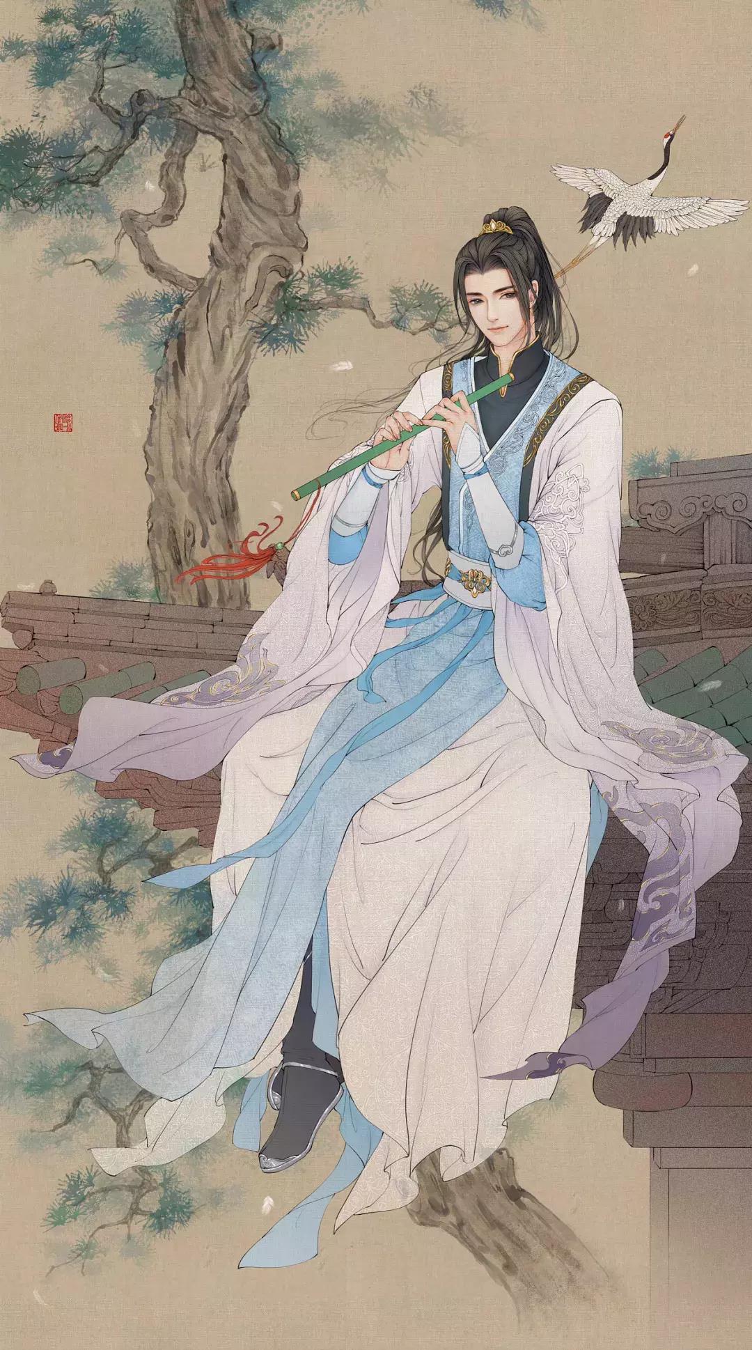 100张绝美古风女手绘简单铅笔,古风6-12岁手绘漫画人物超简单