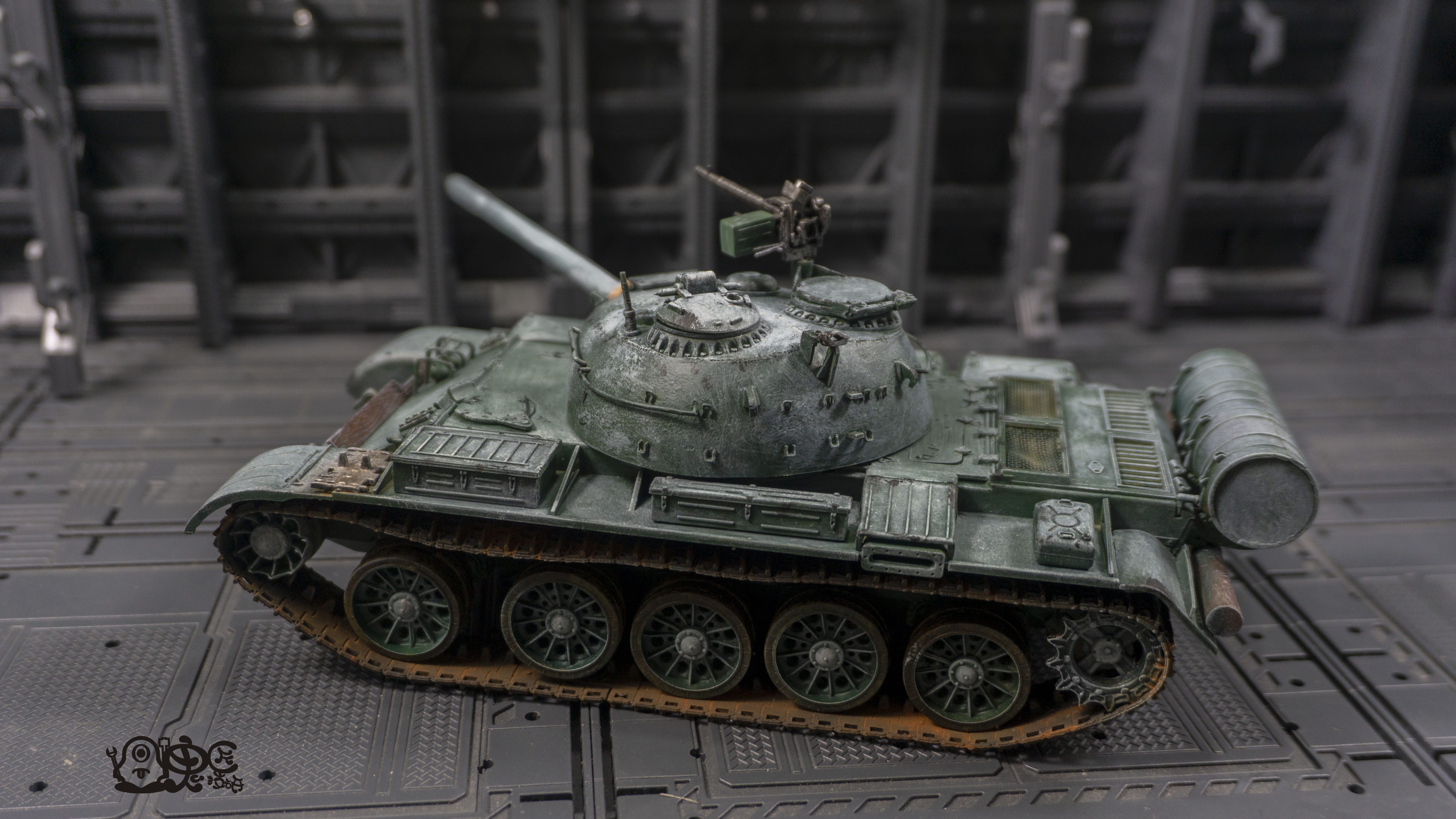 t-59式中型坦克模型,t-54主战坦克模型