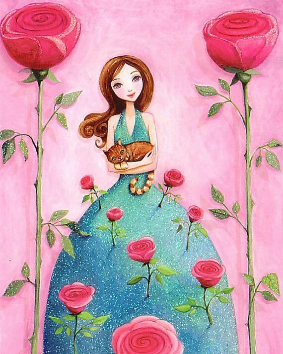 插画设计卧室墙面插画,创意插画素材墙绘