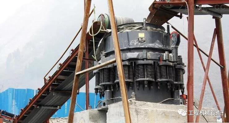 圆锥破排料口无法调节、噎铁、紧固松动等常见故障原因及解决办法