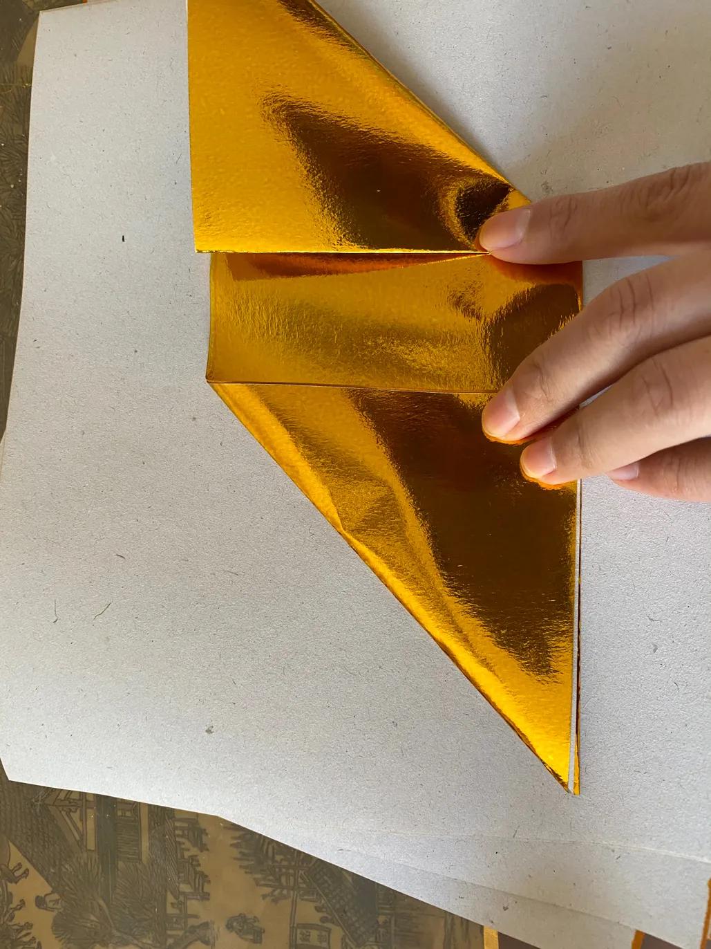 拜神叠元宝简单方法,祭祖元宝怎么叠最简单图解