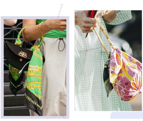 丝巾有哪些时髦又高级的搭配,简单丝巾穿出高级感