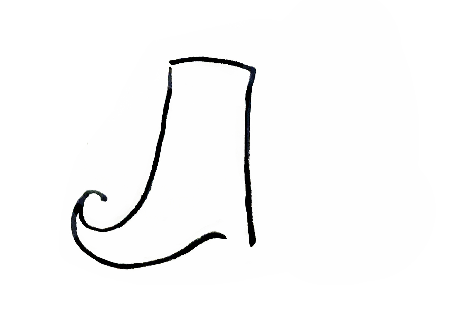 鞋简笔画又简单又漂亮,各种各样的鞋简笔画