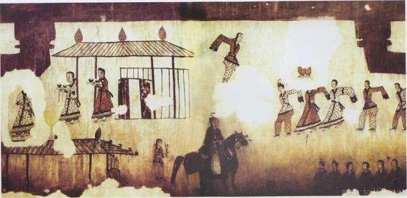 五一辑安游*句丽高**古墓壁画,一