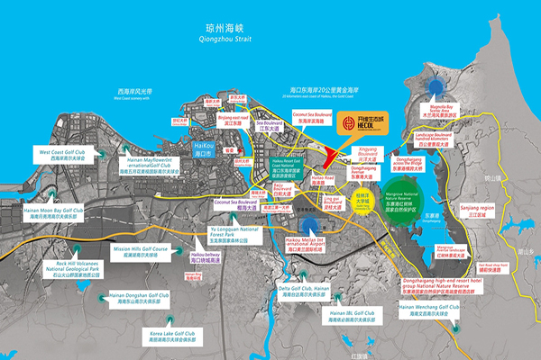 开维生态城的环境,低碳人居环境构建